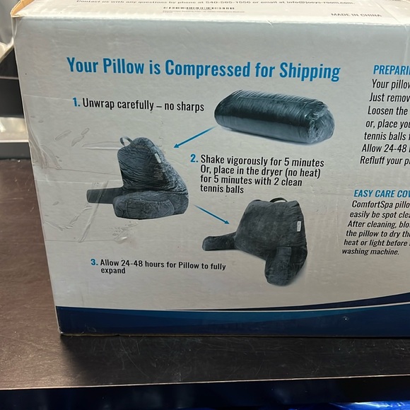 Joeys Room by ComfortSpa Reading Pillow - Picture 8 of 13